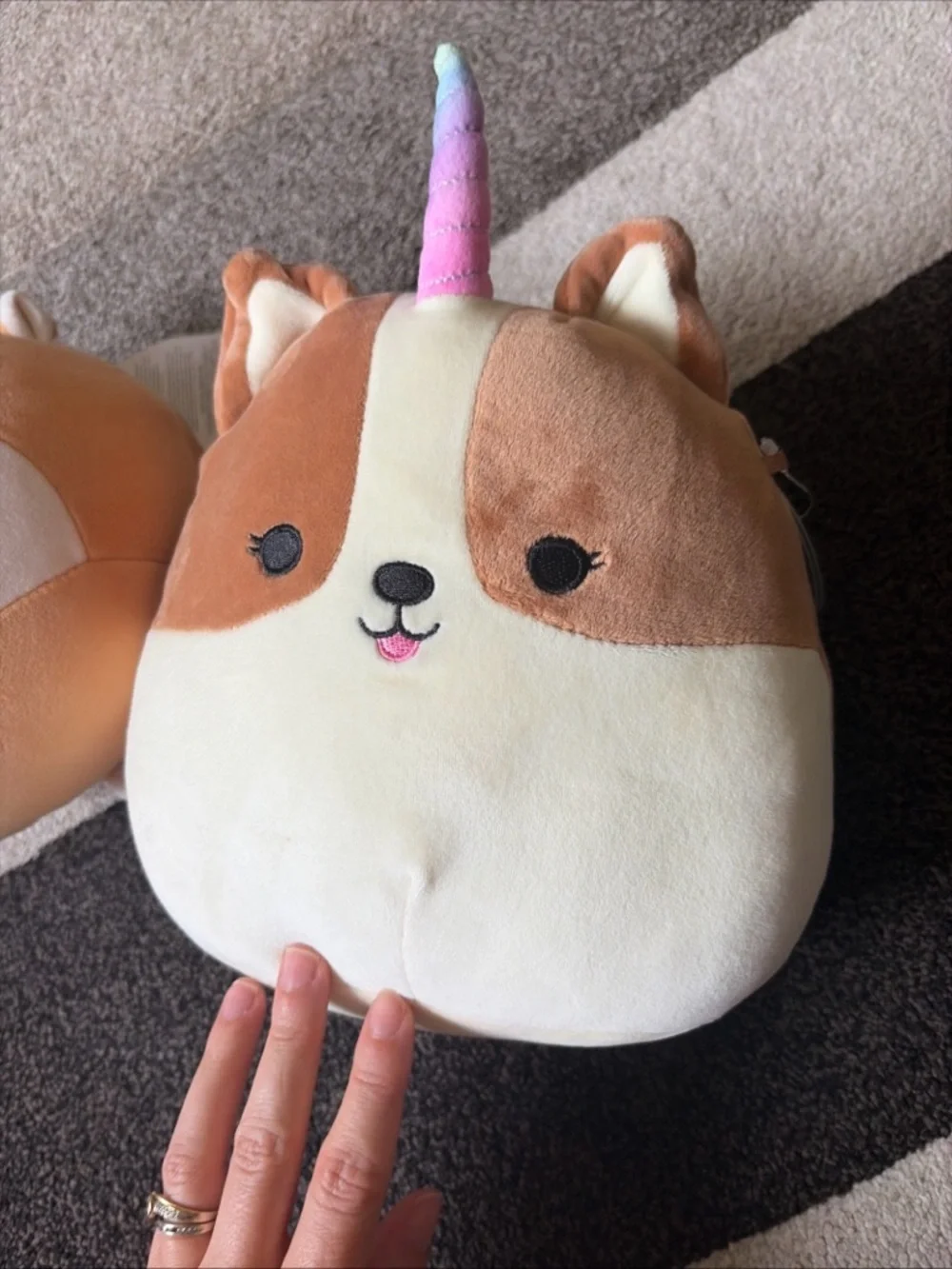 Squishmallows Lot Of 2- Marceline unicorn $ Grant Goat New